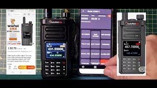 D99 DMR Analogue Ham Radio DTMF Demonstration [upl. by Drais516]