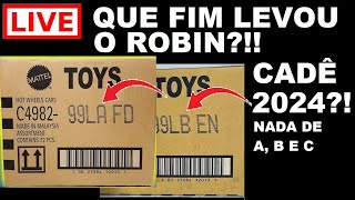 LIVE HOT WHEELS  CADÊ O LOTE CASE ABCD 2024 QUE FIM LEVOU O ROBIN NÃO VAI CHEGAR MAIS [upl. by Zerla2]