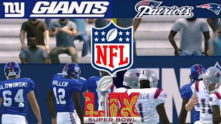 Giants vs Patriots Super Bowl 2025  MADDEN NFL 24 [upl. by Dene520]