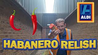 Aldi BBQ Range Habanero Relish Review [upl. by Naginnarb302]