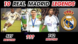 10 Real Madrid Legends  Football Legends Of RMFC [upl. by Aelanej]