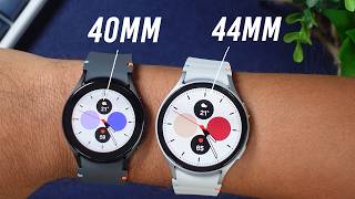 Galaxy Watch 7 vs FE  44mm vs 40mm Size Comparison on Wrist [upl. by Nalliuq]