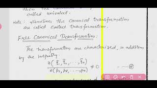 Lec40  free canonical transformation Hamilton Jacobi equation [upl. by Jaban481]