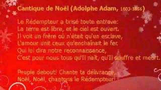 Cantique de Noël Adolphe Adam 18031856 [upl. by Yaner]