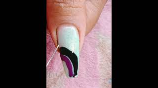 Side flower nail art design at home💅nails flowernature nailart nailsdesign youtubeshorts reels [upl. by Spencer600]