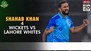 Shahab Khan 4️⃣ Wickets  Lahore Whites vs Abbottabad  Match 55  National T20  PCB  M1W1L [upl. by Drarig]