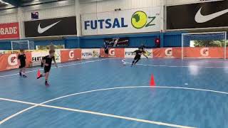 Futsal training for kids  André Caro Futsal  The Doctor [upl. by Ahsilek63]