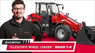 Schäffer Telescopic Wheel Loader 8620 T2 – Walkaround EN [upl. by Bora]