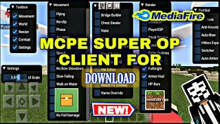 Best  Minecraft PE 12144 Hack Client 2024  MCPE OP HACK CLIENT FOR 120 [upl. by Nam]