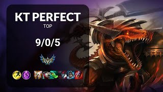 KT PerfecT Renekton vs Jax TOP  KR CHALLENGER Patch 1417 [upl. by Radec755]