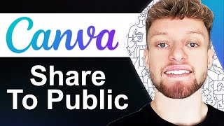 How To Share Canva Design With Public ViewOnly Link [upl. by Apilef]