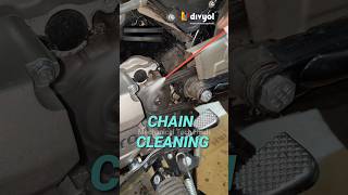 Never Clean Your Motorcycle  Bike Chain When Engine Is ON amp Chain Rotating shorts [upl. by Ema]