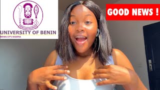 GREAT NEWS FOR UNIVERSITY OF BENIN NIGERIA  UNIBEN  ALUMNI [upl. by Som]