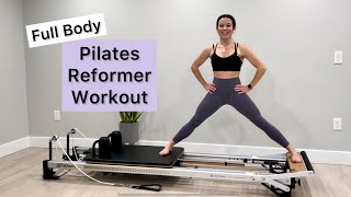 Pilates Reformer Workout  Intermediate  Full Body [upl. by Joel]