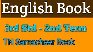 3rd Standard  English book 2nd term [upl. by Job399]