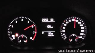 2013 Volkswagen Touran 14 TSI 140 HP 0100 kmh Acceleration GPS [upl. by Eilujna]