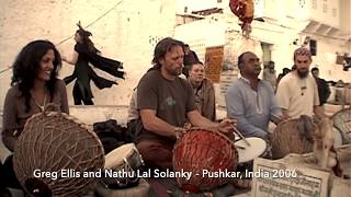 Greg Ellis with Nathu Lal Solanky  Sunset in Pushkar 2006 [upl. by Joyan268]