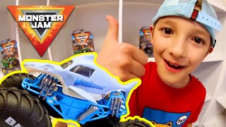 MEGA RC Truck Stunts with Turbo Toy Time 🦈 Monster Jam Megalodon RC [upl. by Jacklyn447]