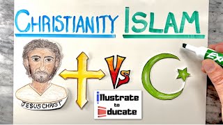 Whats the difference between Christianity and IslamChristianity VS Islam World Religions Explained [upl. by Oicaroh393]