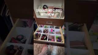 Organise my closet with me ❤️ [upl. by Inaliel752]