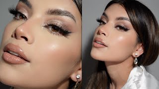 Beautiful Glam Bridal Makeup Tutorial  Tips and tricks [upl. by Noel352]