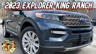 NEW 2023 FORD EXPLORER KING RANCH 4WD Best Offroad Family SUV Walkaround Startup amp Interior [upl. by Schweiker484]