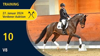 Verden Auction Online Jan 27  Training  No 10 V 8 by Valdiviani  Jazz [upl. by Asabi]