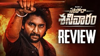 Saripodhaa Sanivaaram Movie Review  Nani Vivek Athreya SJ Suryah  Telugu Movies  Thyview [upl. by Iniffit]