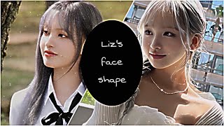 김지원 Lizs face shape   sub [upl. by Hutner]