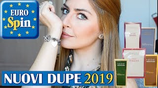 NUOVI profumi DUPE EUROSPIN 2019 recensione delle fragranze uomo donna in Fior di Magnolia e Nisshe [upl. by Bust]