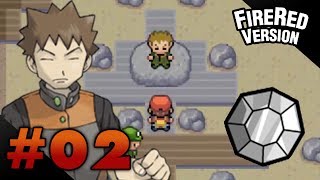 Lets Play Pokemon FireRed  Part 2  Pewter Gym Leader Brock [upl. by Nilknarf]