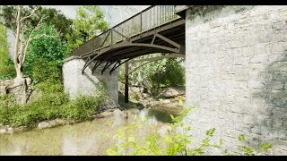 Stormdamaged bridge to be reinstated [upl. by Ihpen]