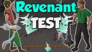 Revenants Testing Craws Bow VS Viggoras Chainmace OSRS [upl. by Arehahs]