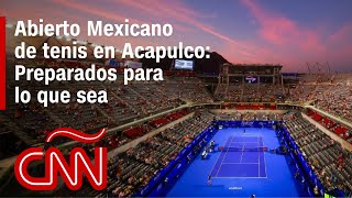 Acapulco se pone a prueba con el Abierto Mexicano de tenis tras el huracán Otis [upl. by Cynthia]