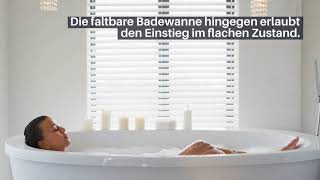 Faltbare Badewanne für Erwachsene Test 2021  die besten 5 im Vergleich 🛀 [upl. by Konstance]