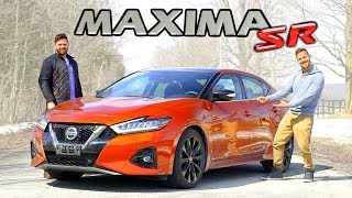 2019 Nissan Maxima SR Review  A 40000 Performance Sedan [upl. by Etnwahs]