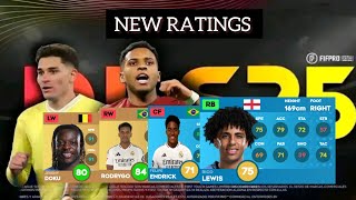 DLS25 UPDATE PLAYERS RATING PT3 [upl. by Carlita]