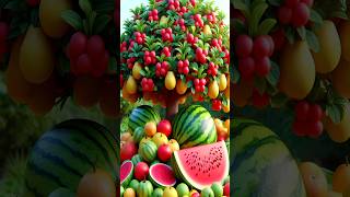 Easy and fast method for planting and growing hybrid fruit trees of watermelon and guava gardening [upl. by Ethyl]