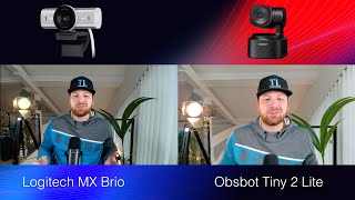 Logitech MX Brio vs Obsbot Tiny 2 Lite direkter Videoqualität Vergleich  TechnikLoft [upl. by Tiras]