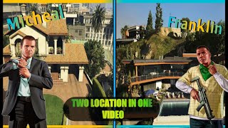 GTA 5  franklin house location  Where Is Michaels House In GTA 5  Two Location In one☝ Video [upl. by Ranna]