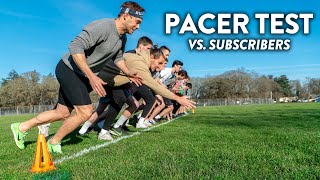 PACER Fitness Test Beep Test vs Subscribers [upl. by Ahselrak]