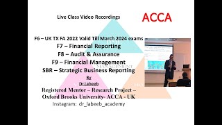 ACCA F7 Financial Reporting Chapter 18 Consolidation of Financial Statements [upl. by Irtimid575]