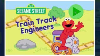 Sesame Street Elmo Train Track Engineer Fun Baby Fun Fun [upl. by Randal]