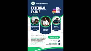 External Exam Preparation by BBA  IGCSE IB Edexcel and Cambridge Prep [upl. by Marney]