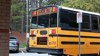 GCPS District 5 Buses leaving CHHS Part 11112024 [upl. by Navlys]