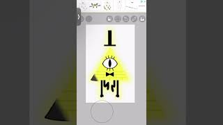 I’m bill ciphering bill gravityfalls drawing digitalart billcipher trend [upl. by Mariellen69]