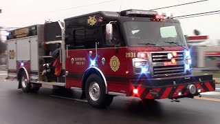 Toms River Silverton Fire Company Engine 2931 Responding 1724 [upl. by Anilahs]