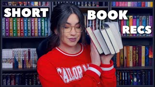 BOOKS YOU CAN READ IN A DAY  short book recommendations [upl. by Ailegna]