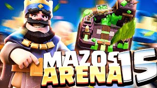 3 MEJORES MAZOS PARA ARENA 15 en Clash Royale [upl. by Nirrej40]