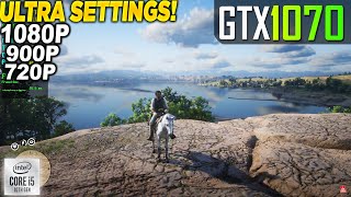 Red Dead Redemption 2 GTX 1070  1080p 900p 720p Ultra [upl. by Aiak]